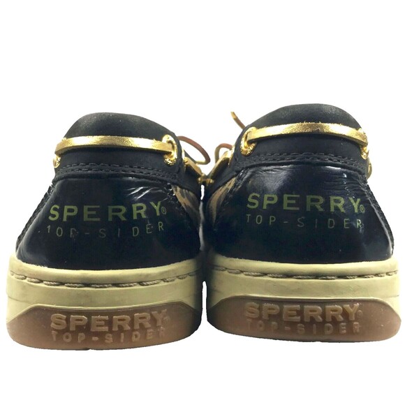 Sperry Top-Sider Woman's Sz 6(M) Leopard-Print Leather Boat Shoes 9101882 - CH73 - Picture 3 of 7